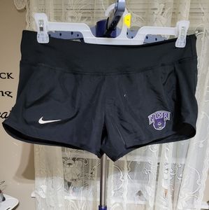 (2485) Dri Fit Women's size M. Shorts, UCA emblem  on leg